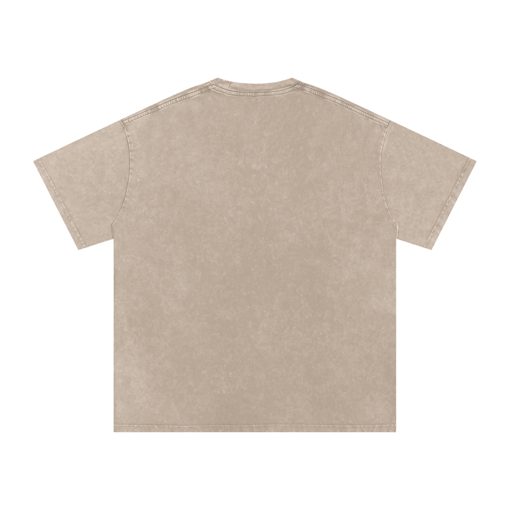 Snow Washed Oversized Berserk Cotton T-Shirt
