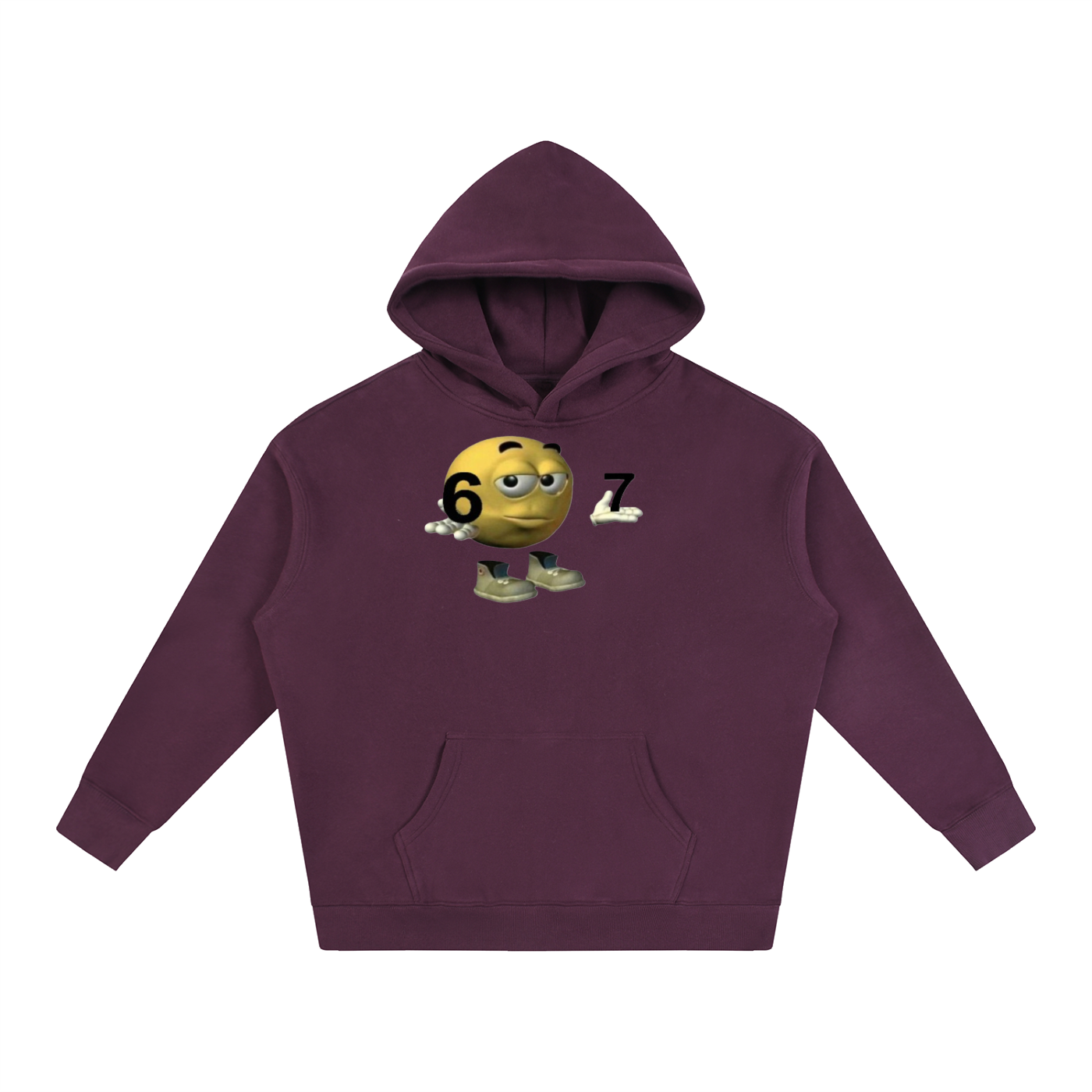 Oversize 67 Fleeced Hoodie