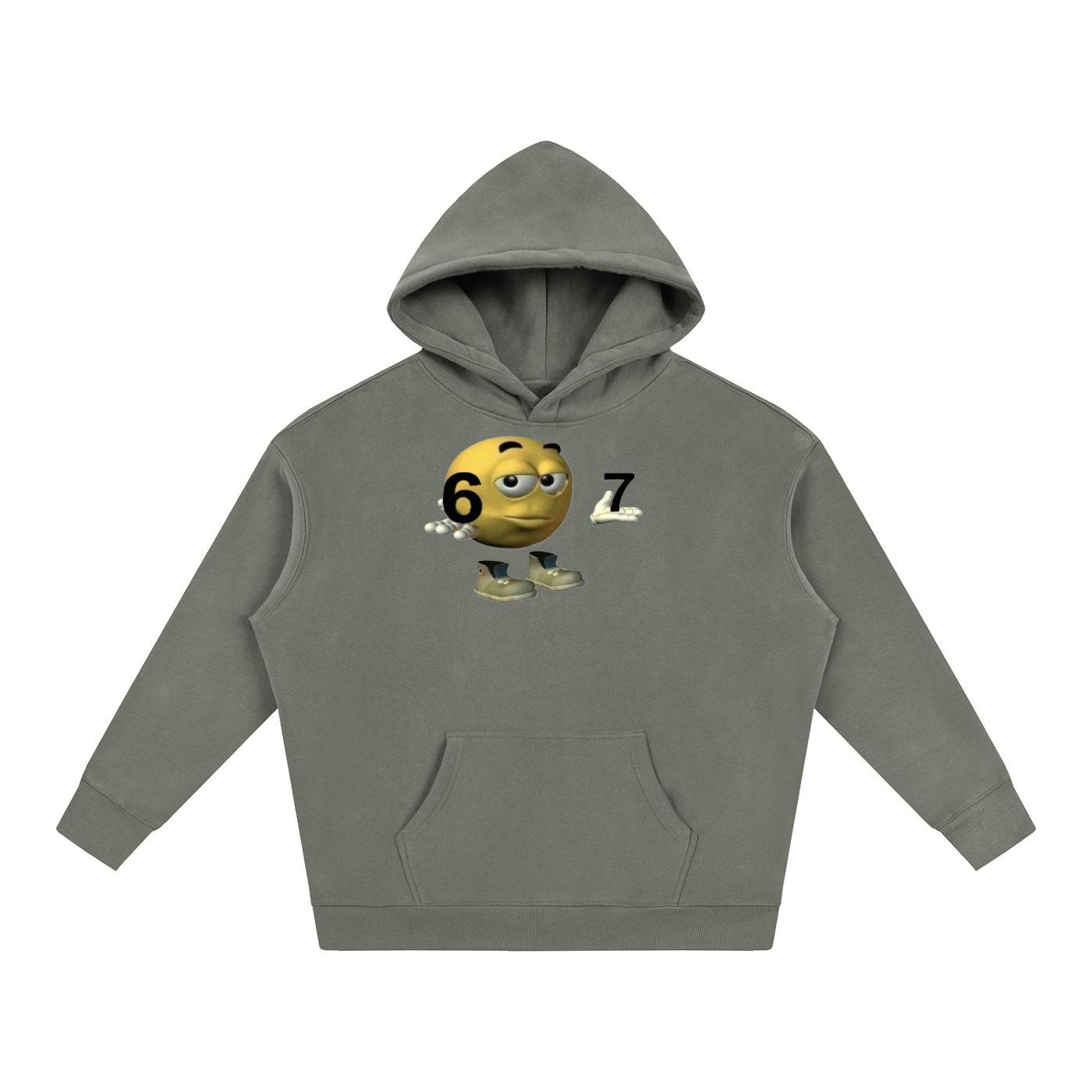 Oversize 67 Fleeced Hoodie