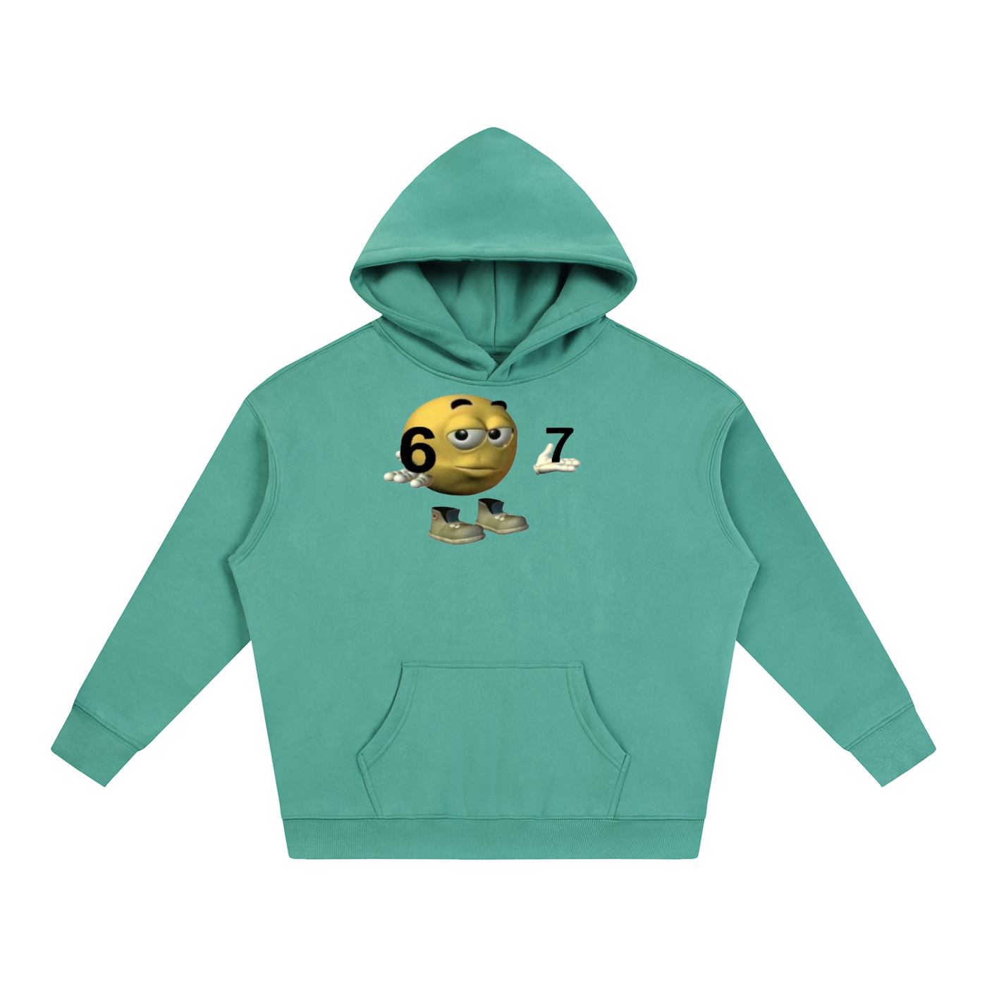 Oversize 67 Fleeced Hoodie