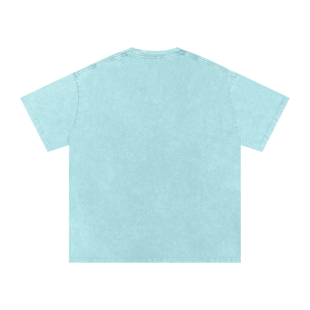 Snow Washed Oversized Berserk Cotton T-Shirt