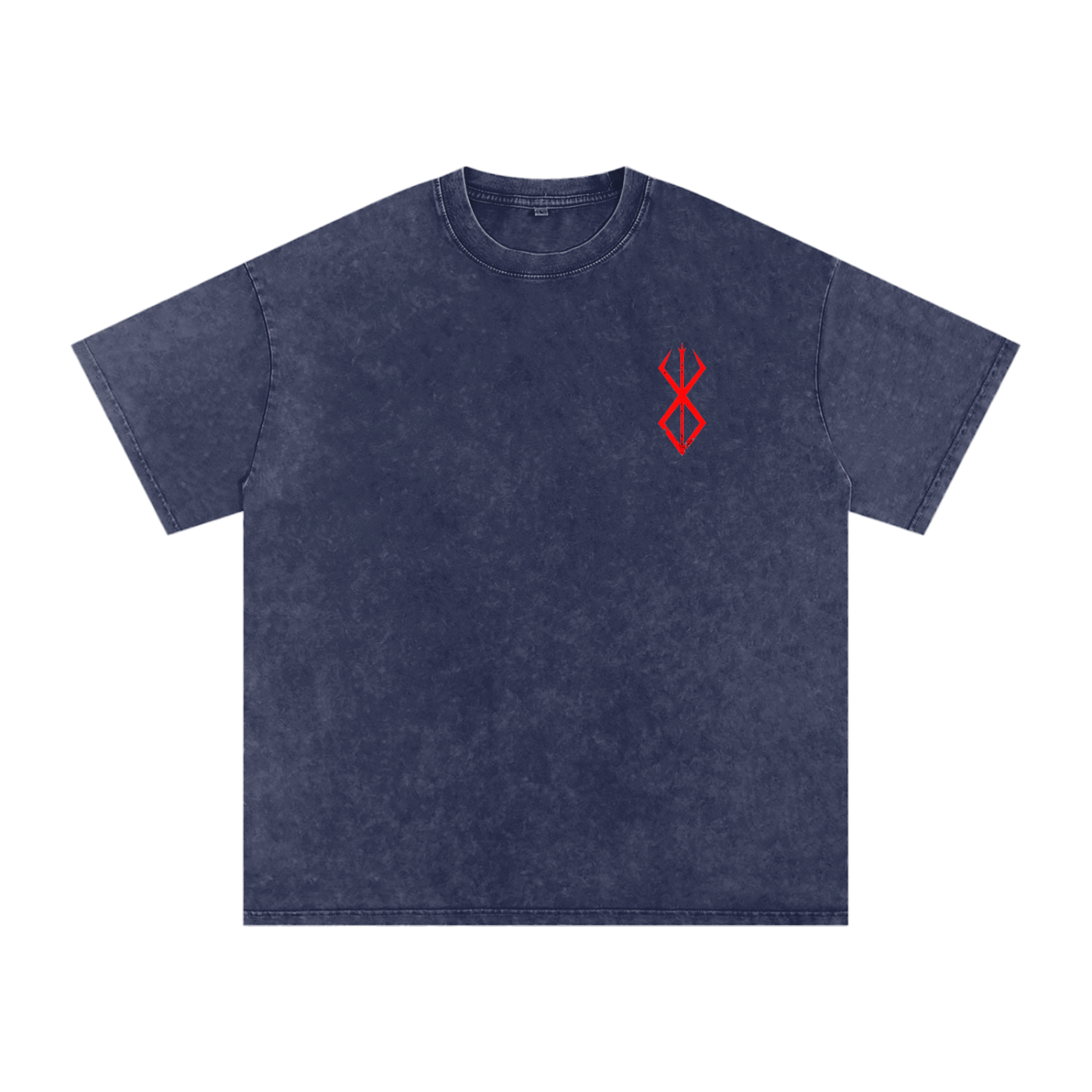 Snow Washed Oversized Berserk Cotton T-Shirt