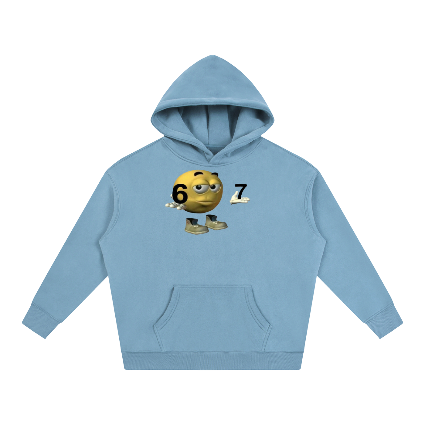 Oversize 67 Fleeced Hoodie