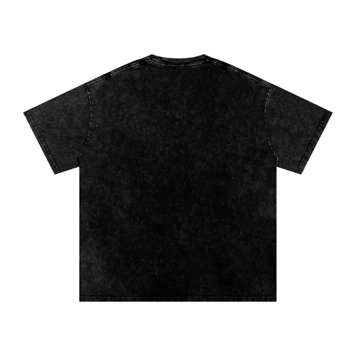 Snow Washed Oversized Berserk Cotton T-Shirt
